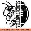 Hornet Yellow Jackets football SVG