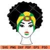 Afro Woman Juneteenth SVG