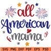 All american Mama SVG