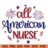 All American Nurse SVG