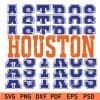Astros houston stacked svg