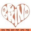 Be kind heart symbol svg
