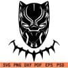 Black Panther head svg
