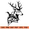 Duck Deer and fish svg