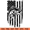 Distressed fishing flag SVG