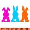 Easter bunnies SVG