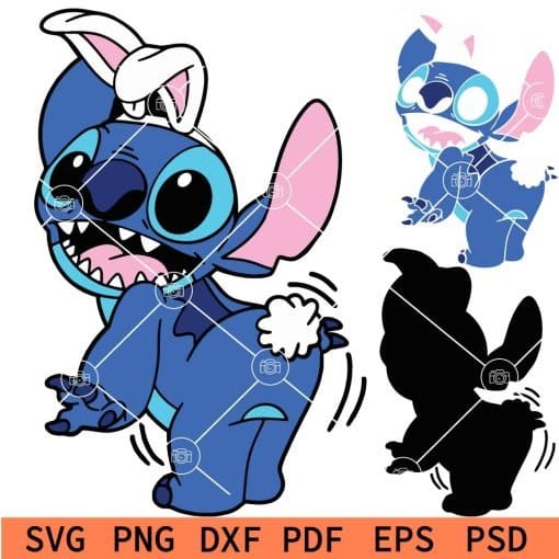 Funny Easter stich svg