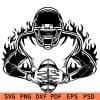 Football Flames SVG