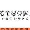 Halloween friends svg