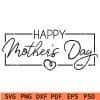 Happy mothers day Rectangle frame svg