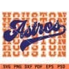 Stacked Houston Astros SVG