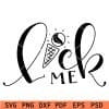 Lick me svg