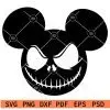 Jack Skellington Mickey SVG