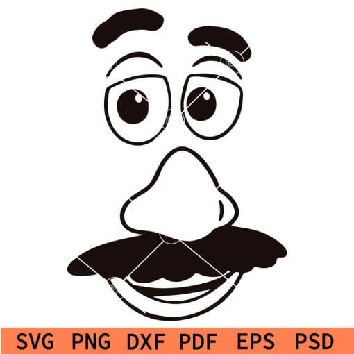 Mr potato outline svg