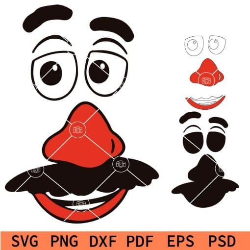 Mr. potato Layered  svg