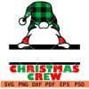 Christmas crew Monogram SVG