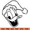 Santa Donald Duck SVG