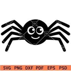 Cartoon Spider SVG,