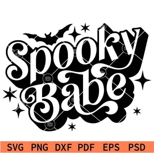 spooky babe svg