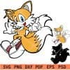 Tails sonic Layered svg