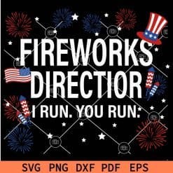 Patriotic Day Fireworks Director SVG