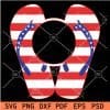 4th July Flip Flops SVG,