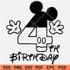 Disney 4th Birthday SVG