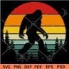 Retro Circle Big Foot SVG