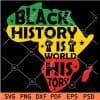 Africa Map Black History is world History SVG