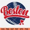 Boston Baseball Ball svg