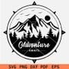 Adventure awaits inside Forest and Mountain Scene SVG