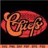 Chiefs Football Ball SVG