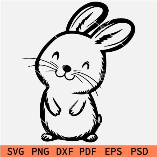 Easter Bunny Vector Svg