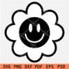 Daisy Smiley Face SVG