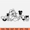 Donald Duck snacks SVG