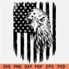 Distressed Patriotic Eagle Svg