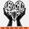 Every Child Matters Heart symbol Hands SVG