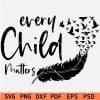 Every Child Matters Birds Flying from a Feather SVG