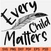 Feather Every Child Matters SVG