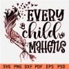 Every Child Matters hand feathers and birds SVG