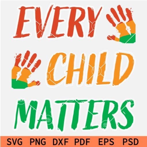 Every Child Matters hand SVG