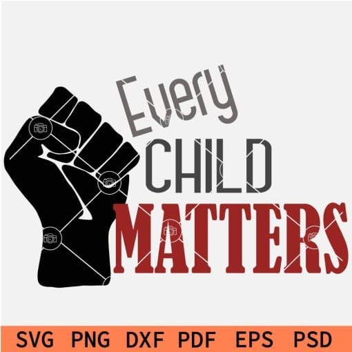  Child Welfare Day Celebration Fist SVG