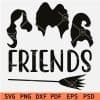 Halloween Friends Broom SVG