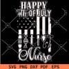Happy 4th of July Nurse SVG