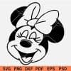 Happy Minnie Mouse SVG