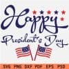 Patriotic Happy President's Day SVG