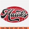 Hawks Football Ball SVG