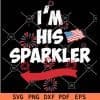 Im His sparkle 4th July Fireworks SVG