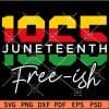 Juneteenth 1865 Free-ish SVG