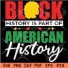 Black History is Part of American History SVG